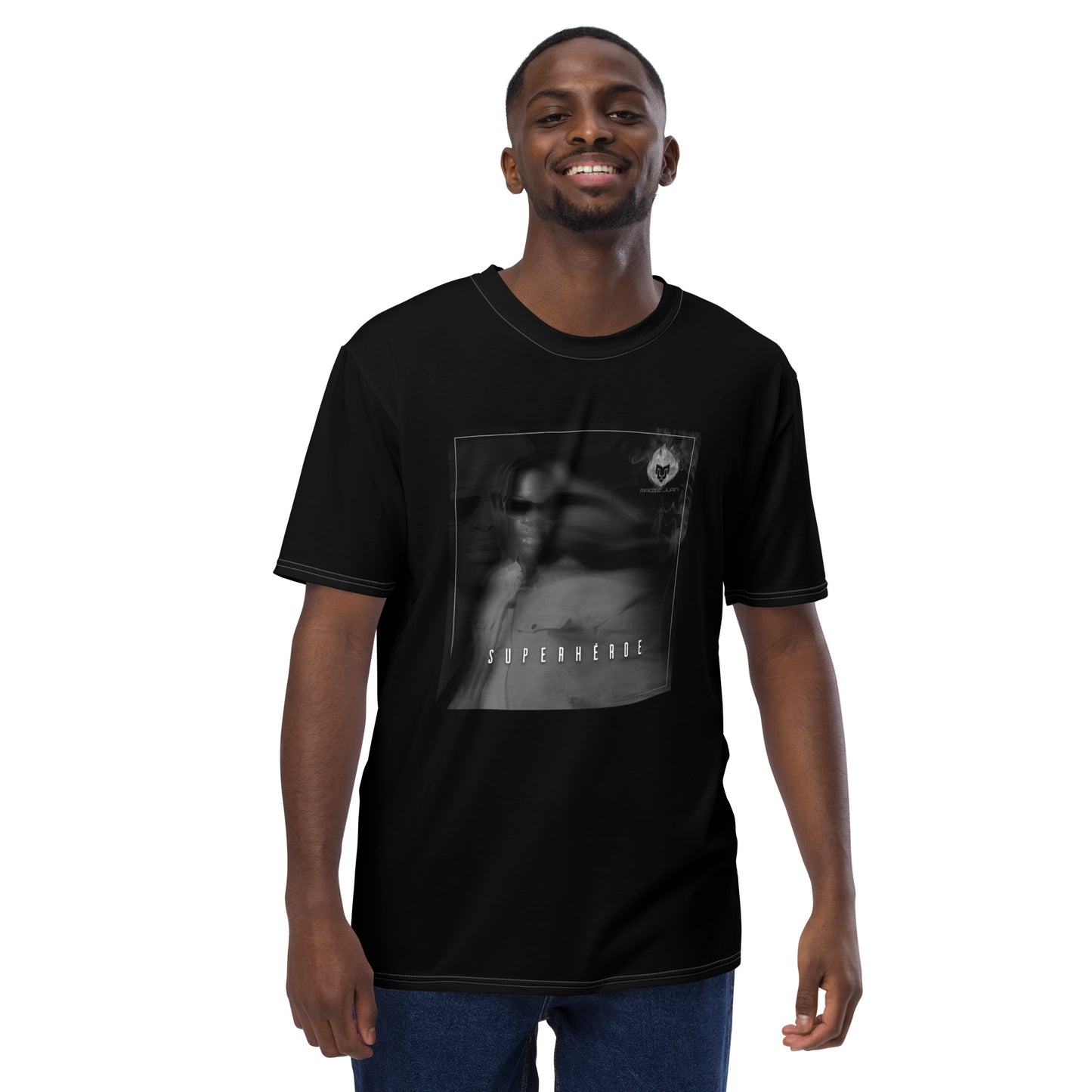 Superheroe Men's Black t-shirt