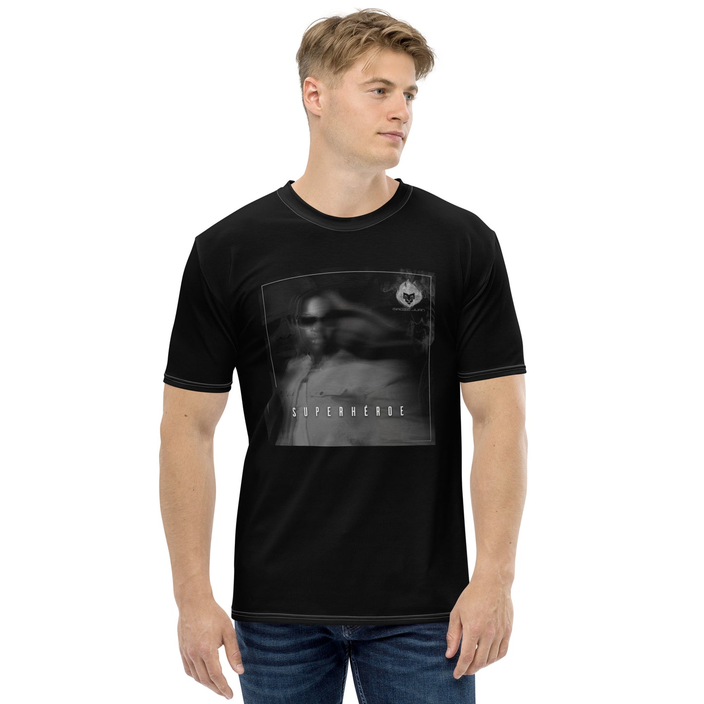 Superheroe Men's Black t-shirt