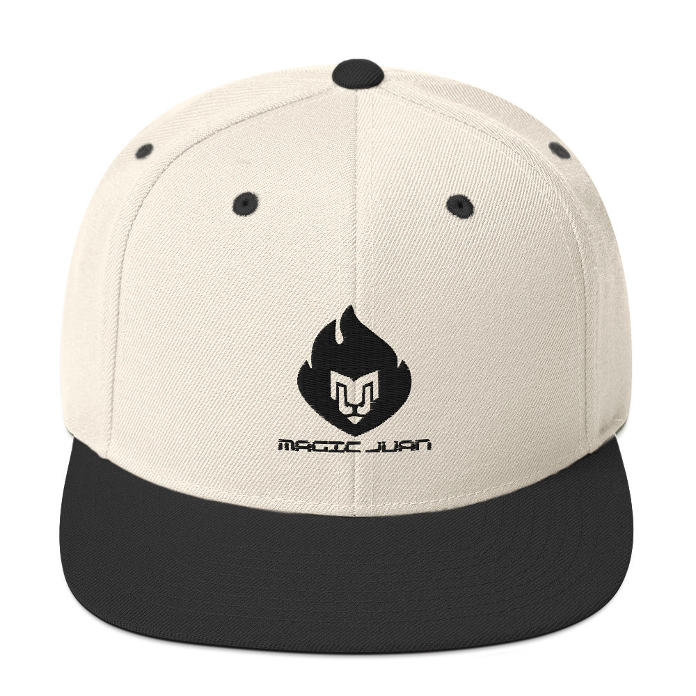 MJ Fire Logo 2 Tone Snapback Cap