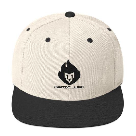 MJ Fire Logo 2 Tone Snapback Cap