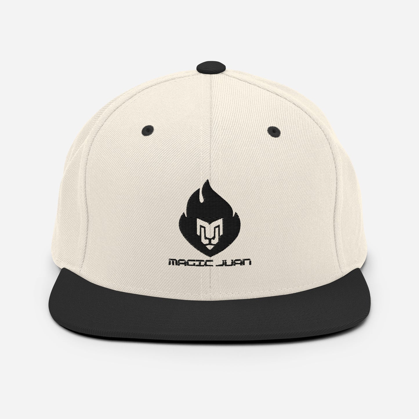 MJ Fire Logo 2 Tone Snapback Cap