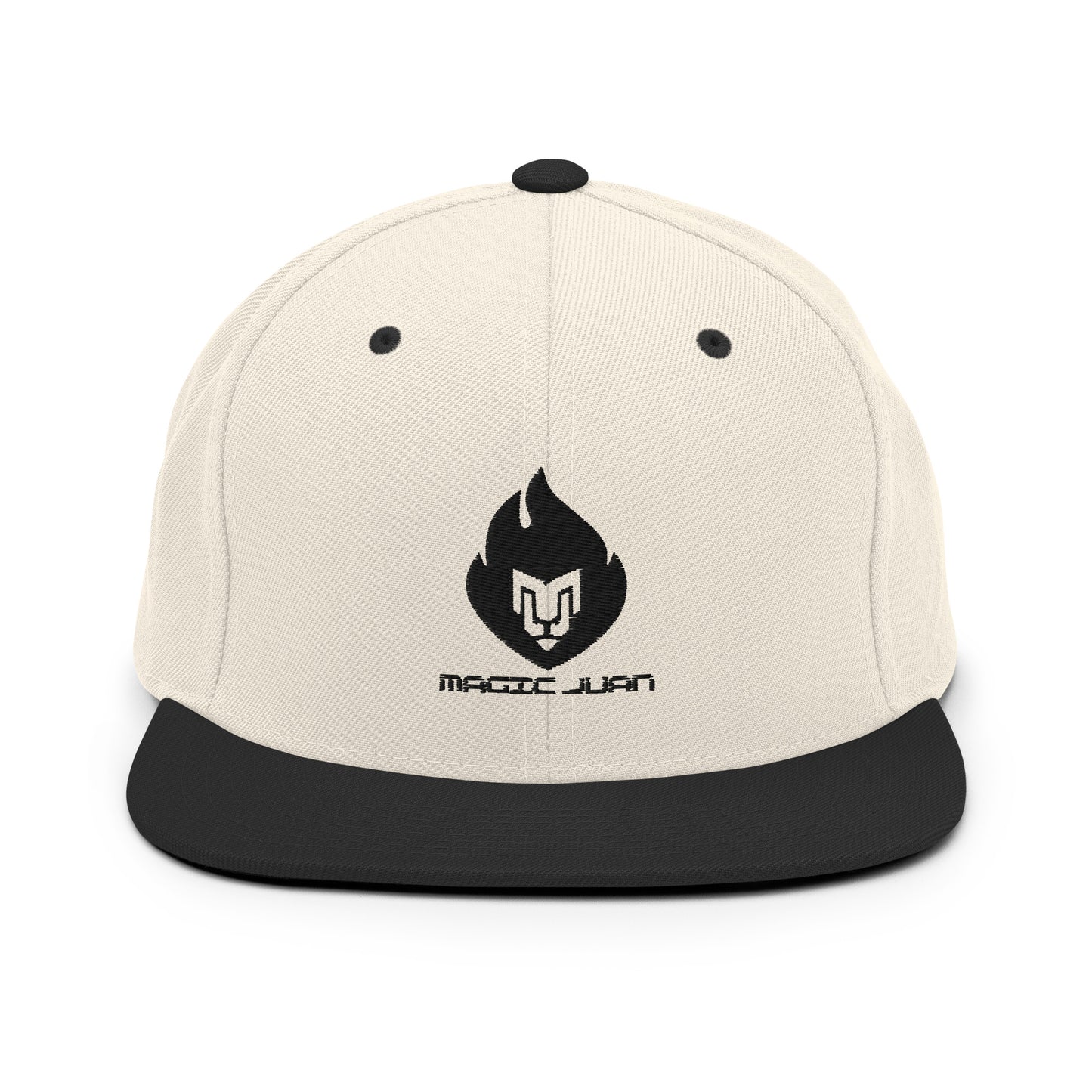 MJ Fire Logo 2 Tone Snapback Cap