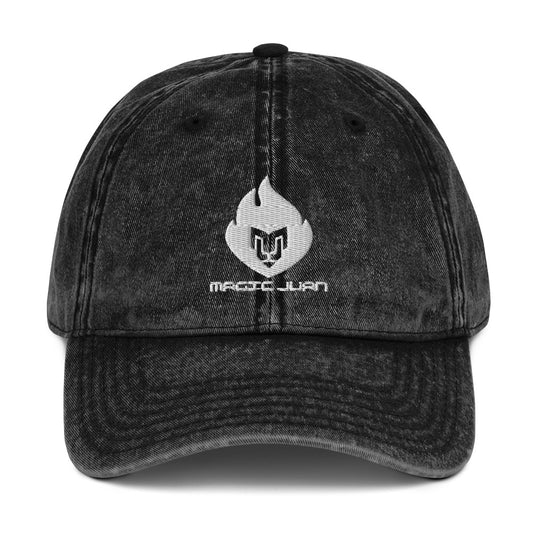 MJ Fire Logo Vintage Twill Cap